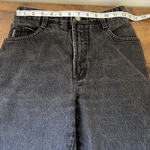 Vintage 90's BONGO "Original Slim Double Black" High Rise Cotton Mom-Jeans - Picture 5 of 13